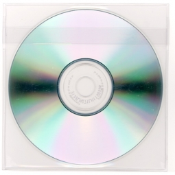 Peel & Stick Square CD / DVD w/ Flap - Loose Fit